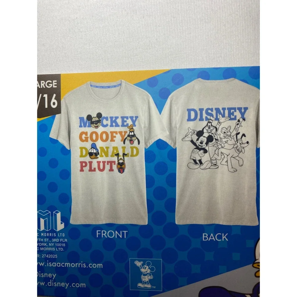 Disney Mickey & Friends Kids Tee Size XL 14/16 NWT Character Shirt